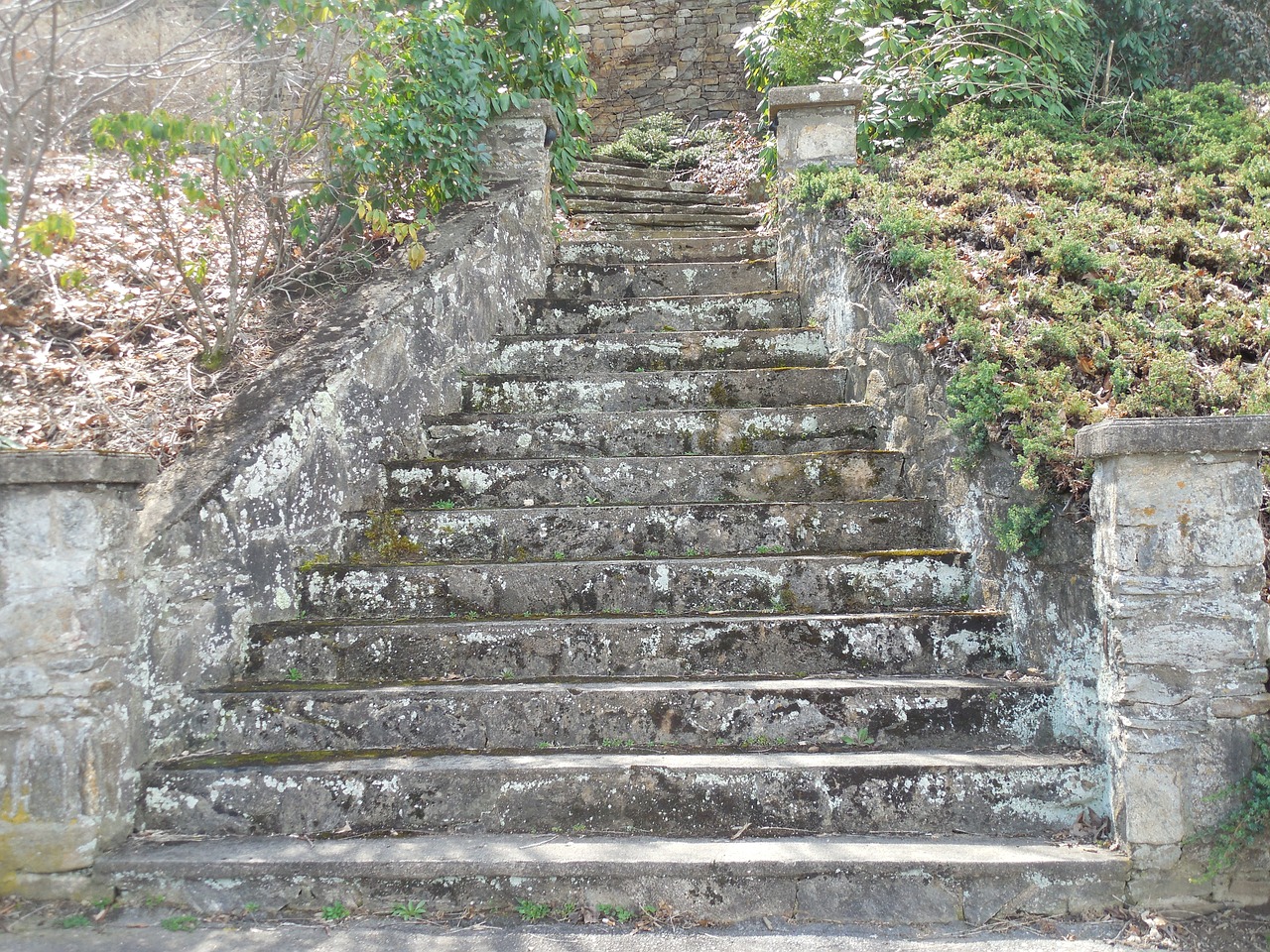 masonry steps wall free photo