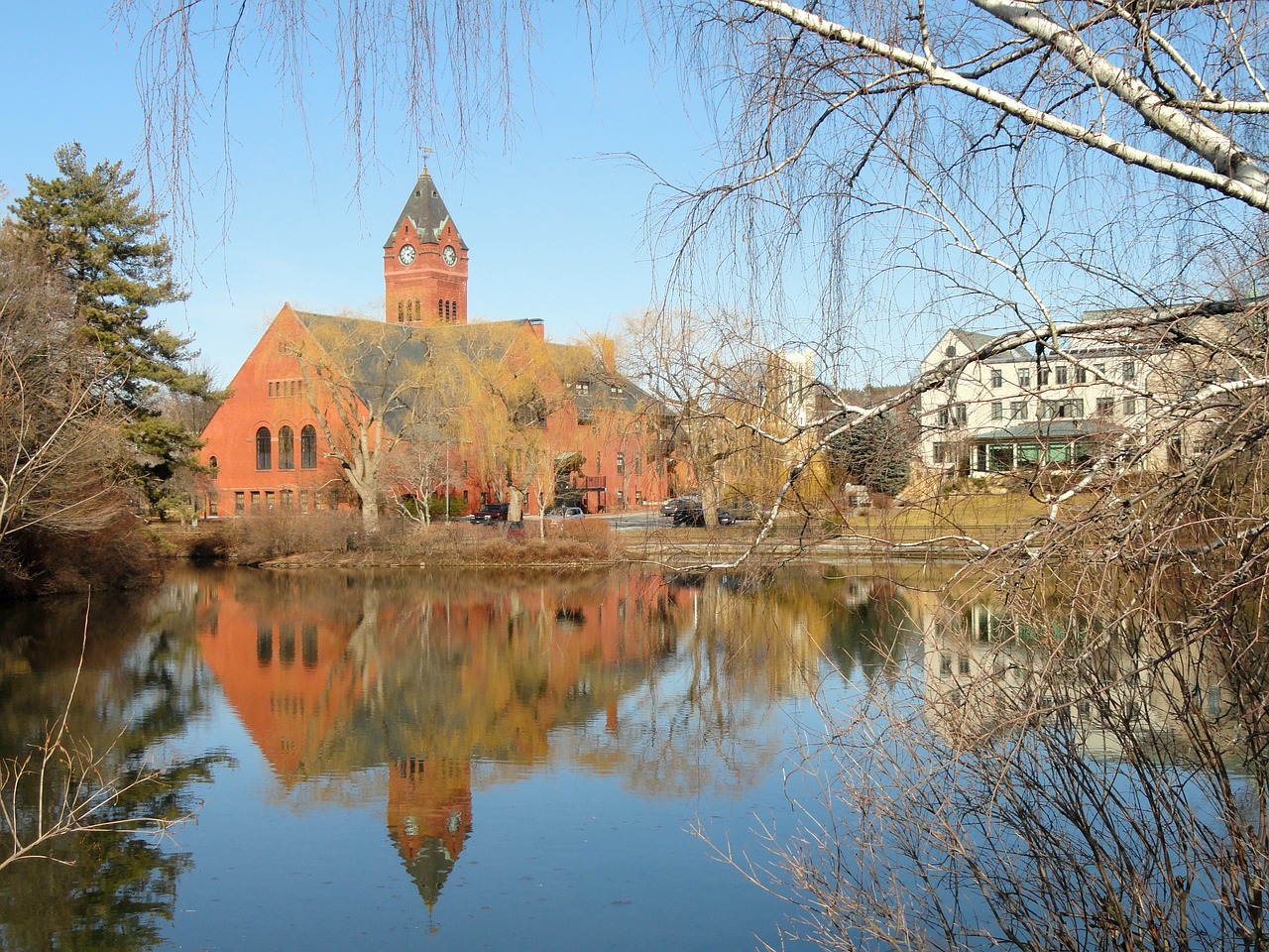 massachusetts pond water free photo