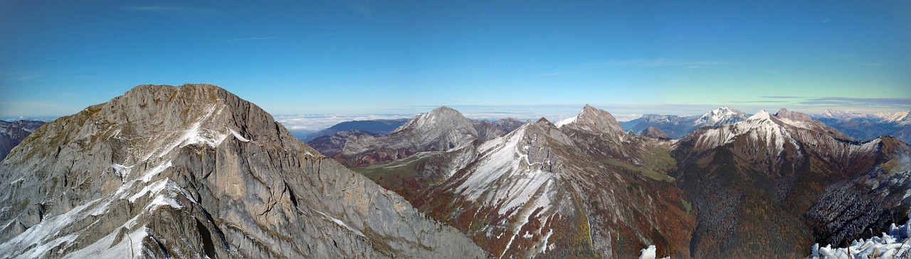 massif of bauges france mountain free photo