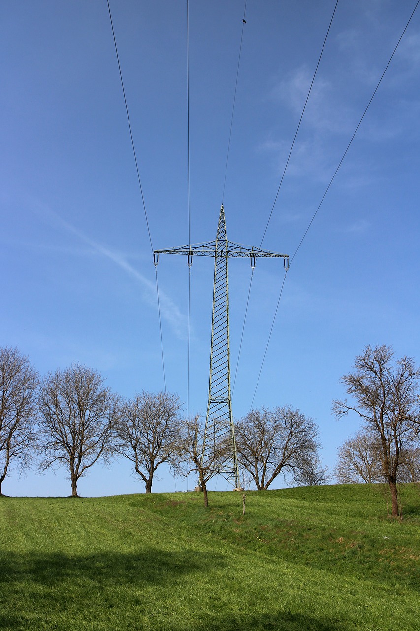 mast power line current free photo