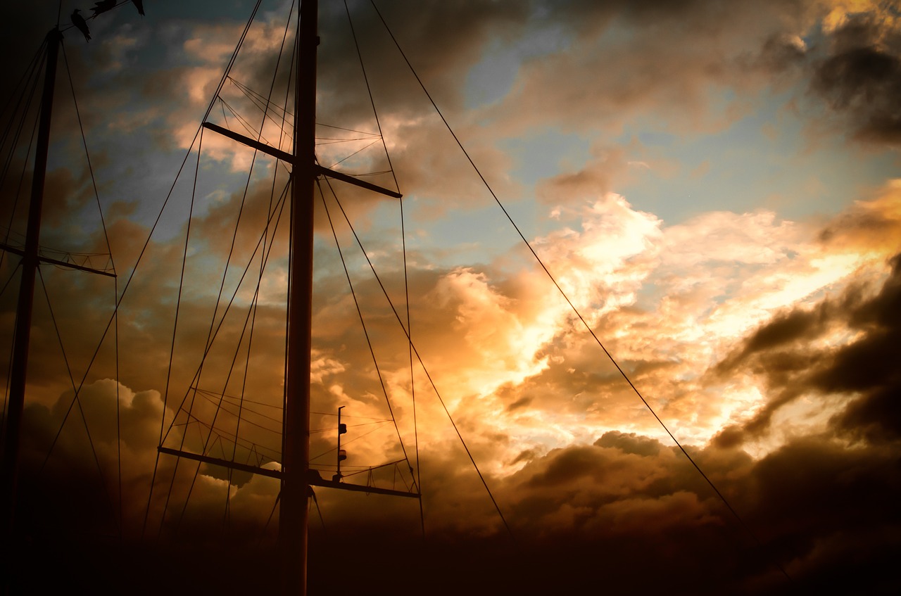 mast rigging ship free photo