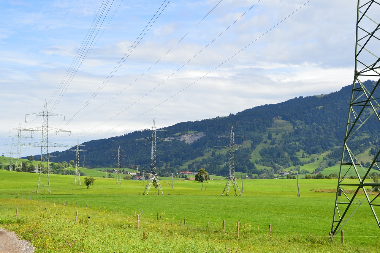 masts power line current free photo