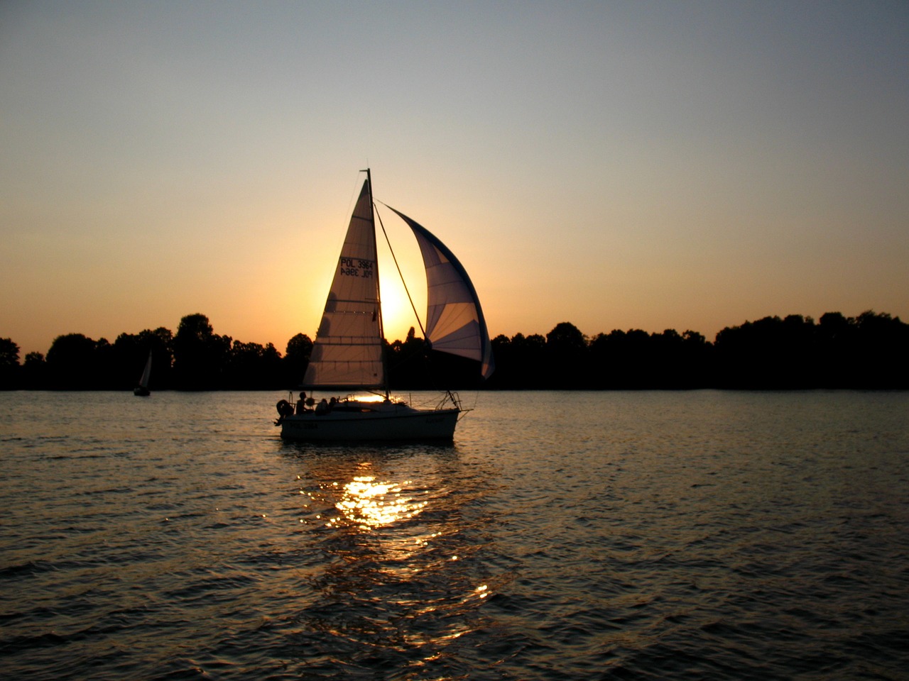 masuria sailboat lake free photo