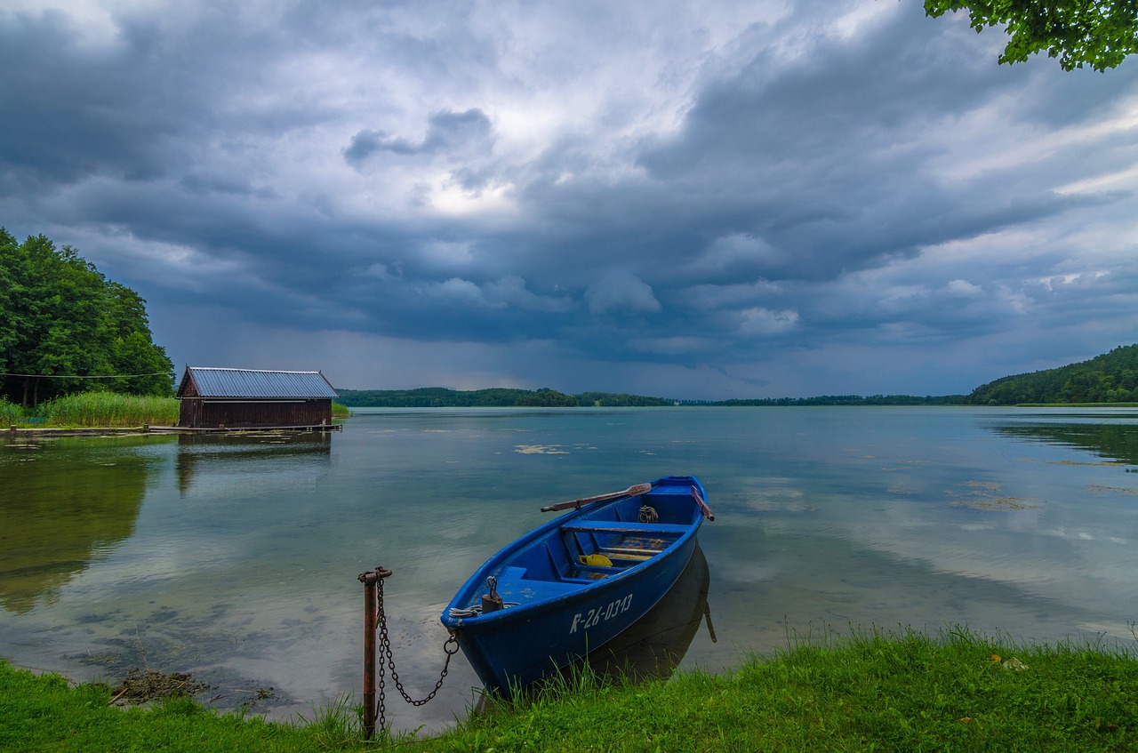 masuria boat lake free photo