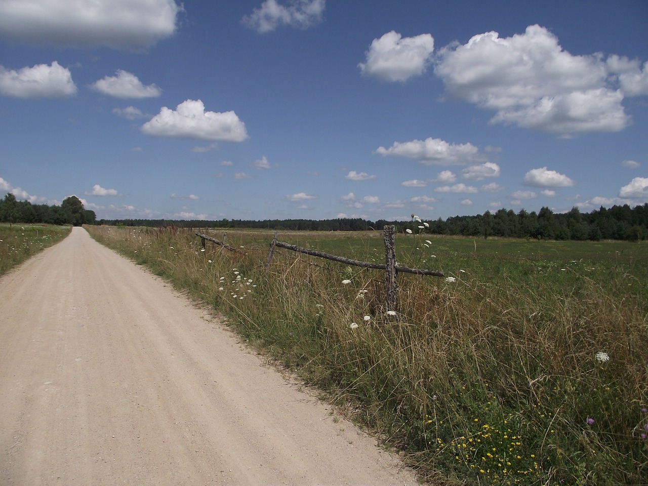 masuria landscape way free photo