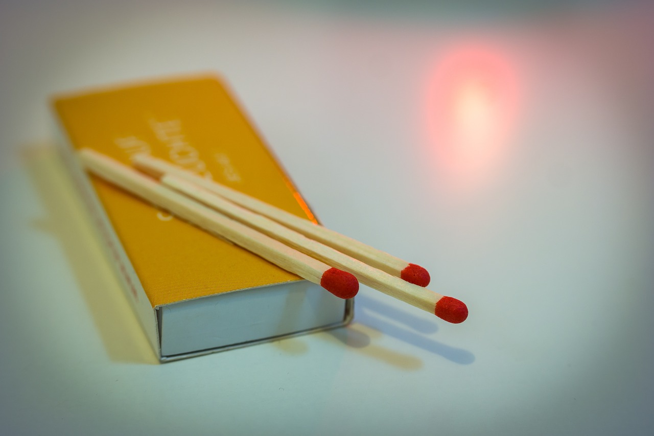 matches fire flame free photo