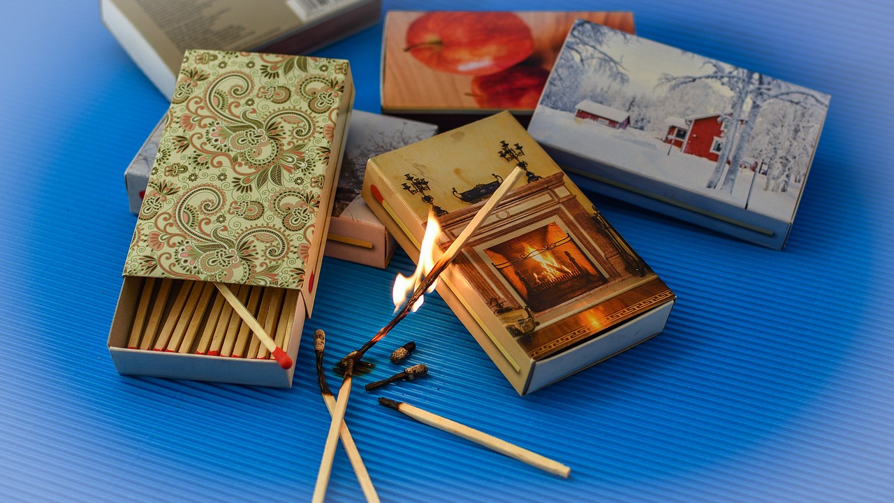 matches flame sticks free photo