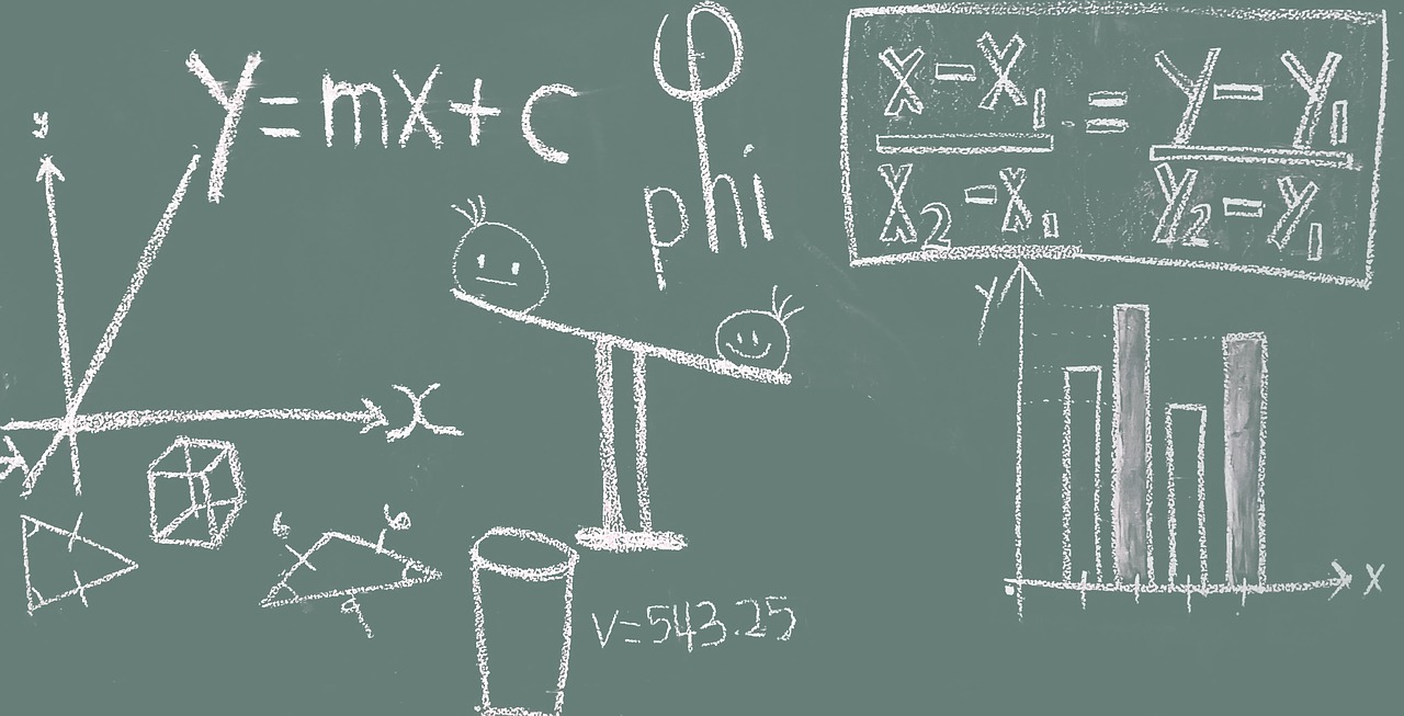 math blackboard education free photo