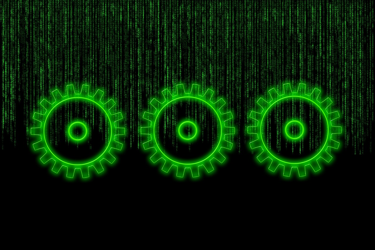 matrix  binary  work free photo