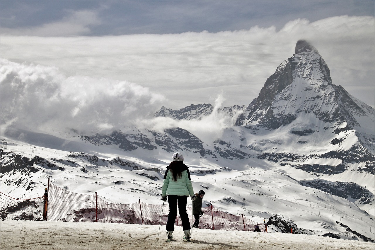 matterhorn  skis  sport free photo