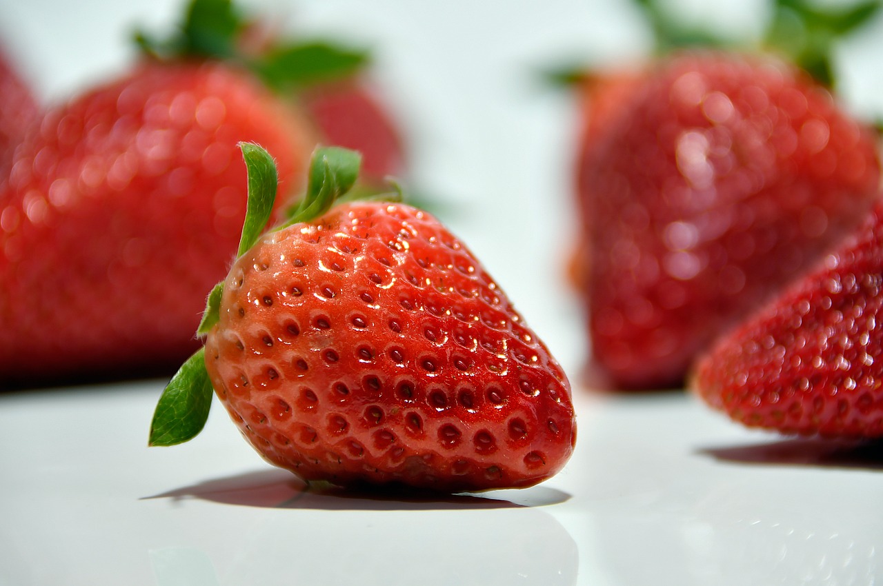 mature  red  strawberry free photo