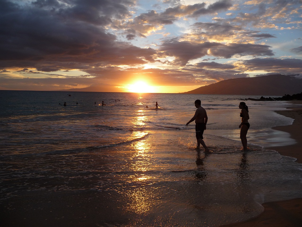 beach maui makena free photo