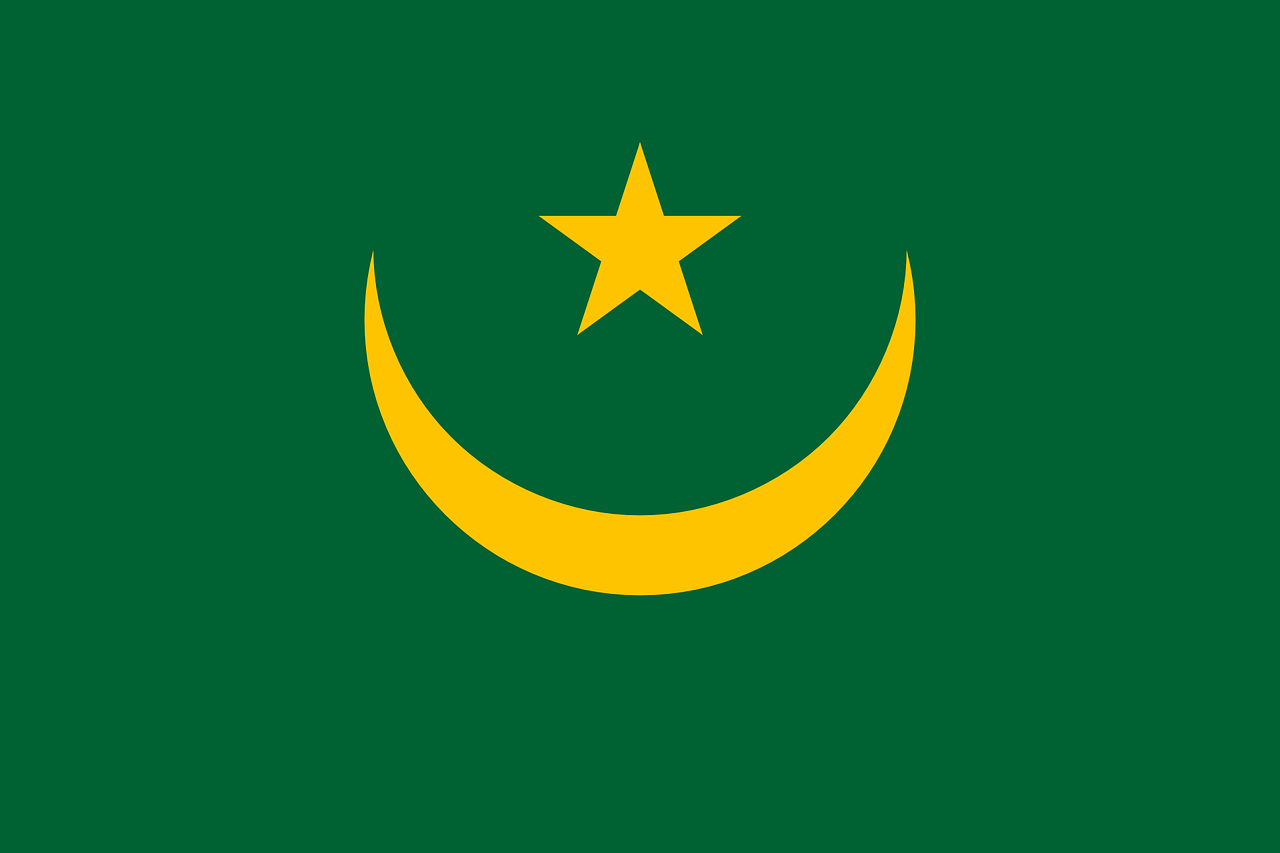 mauritania flag national flag free photo