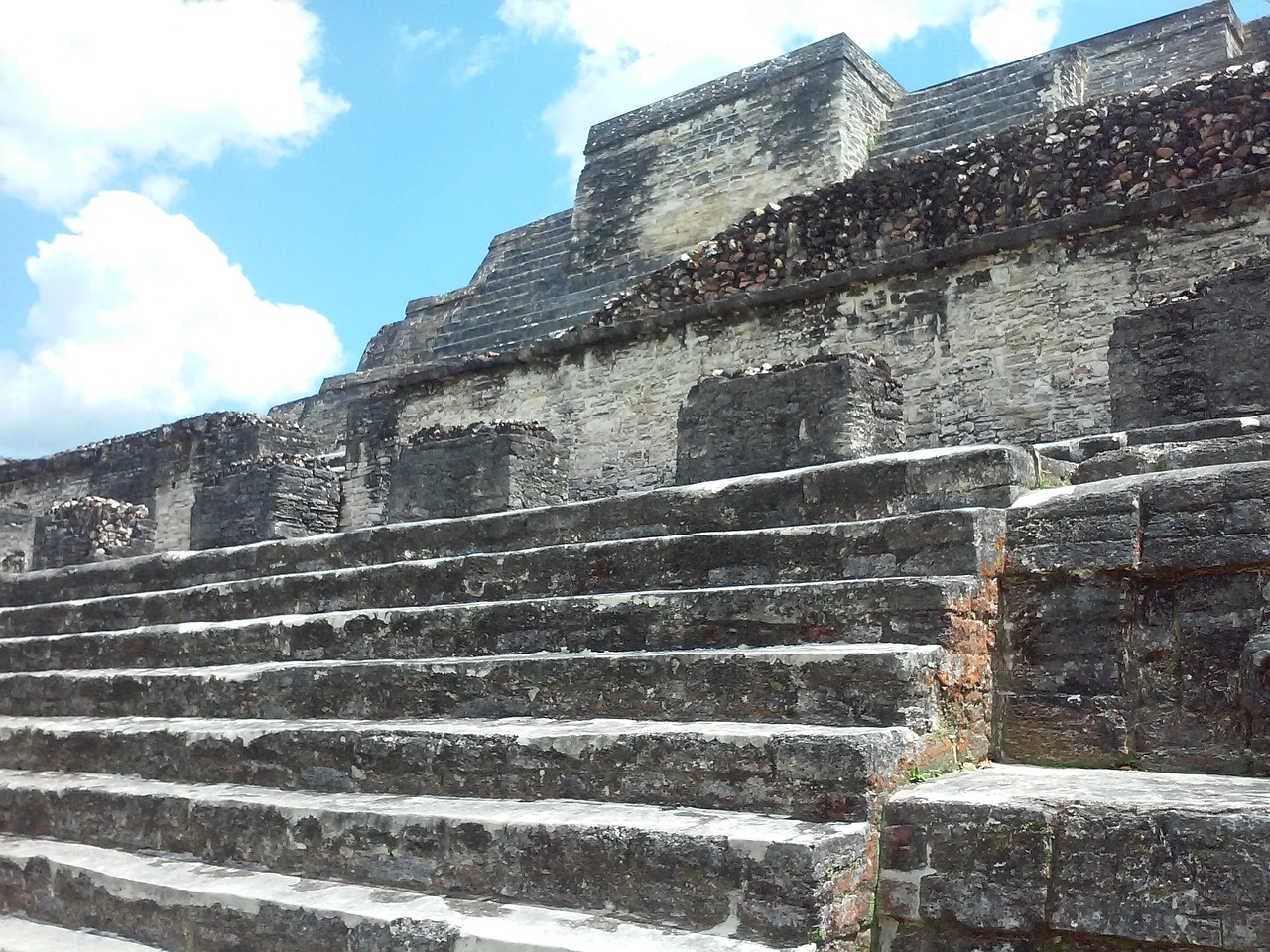 mayan ruins belize stone free photo