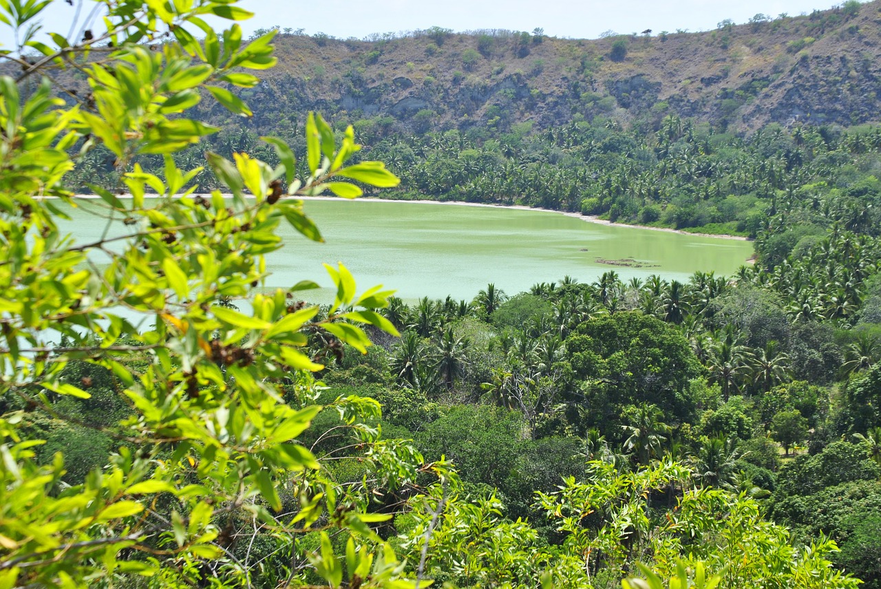 mayotte indian ocean dziani lake free photo