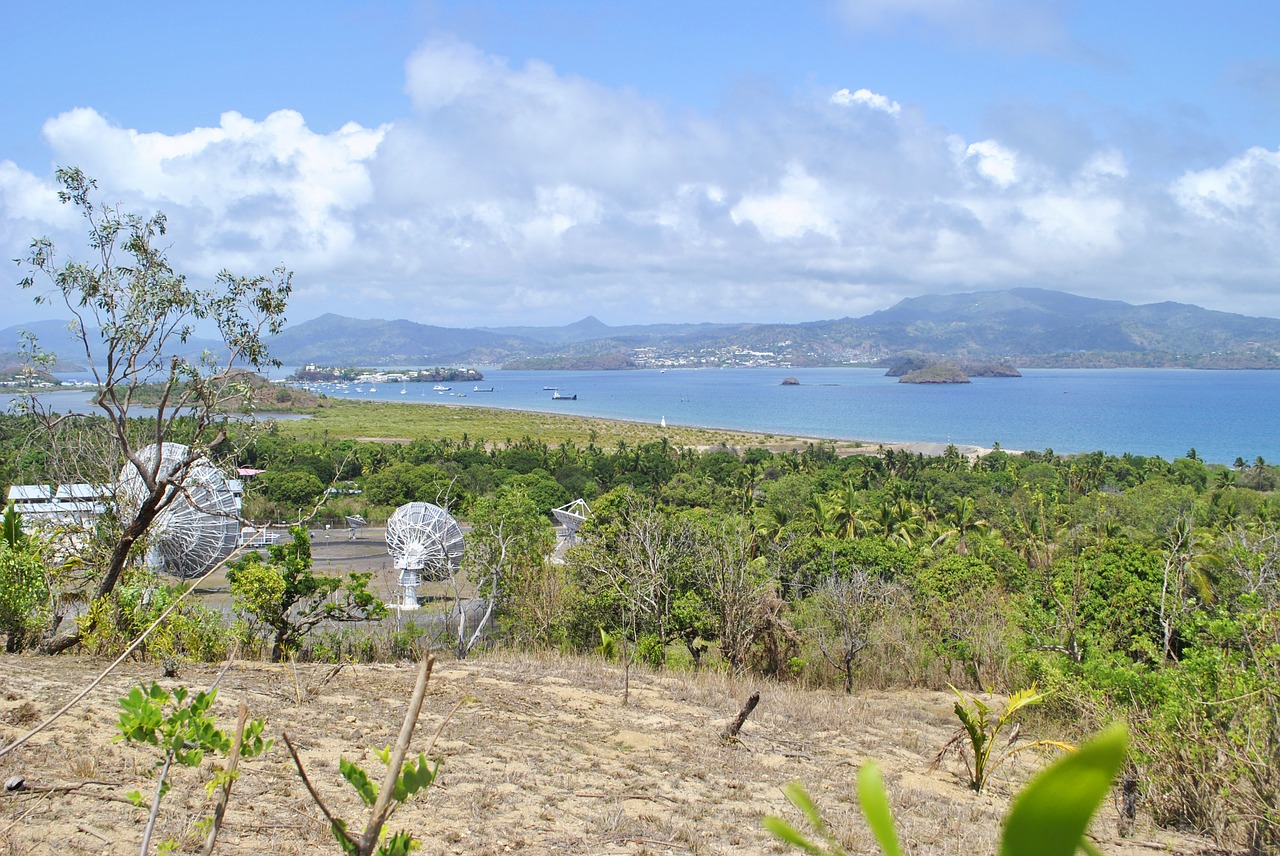 mayotte indian ocean dziani lake free photo