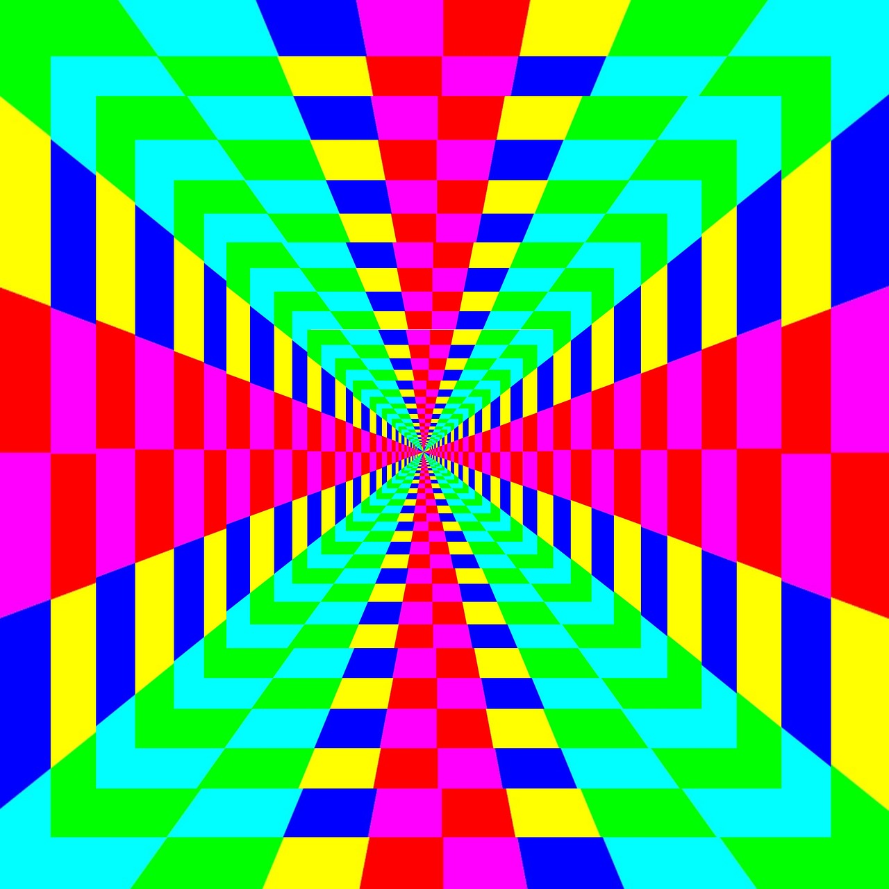 maze rainbow vortex free photo