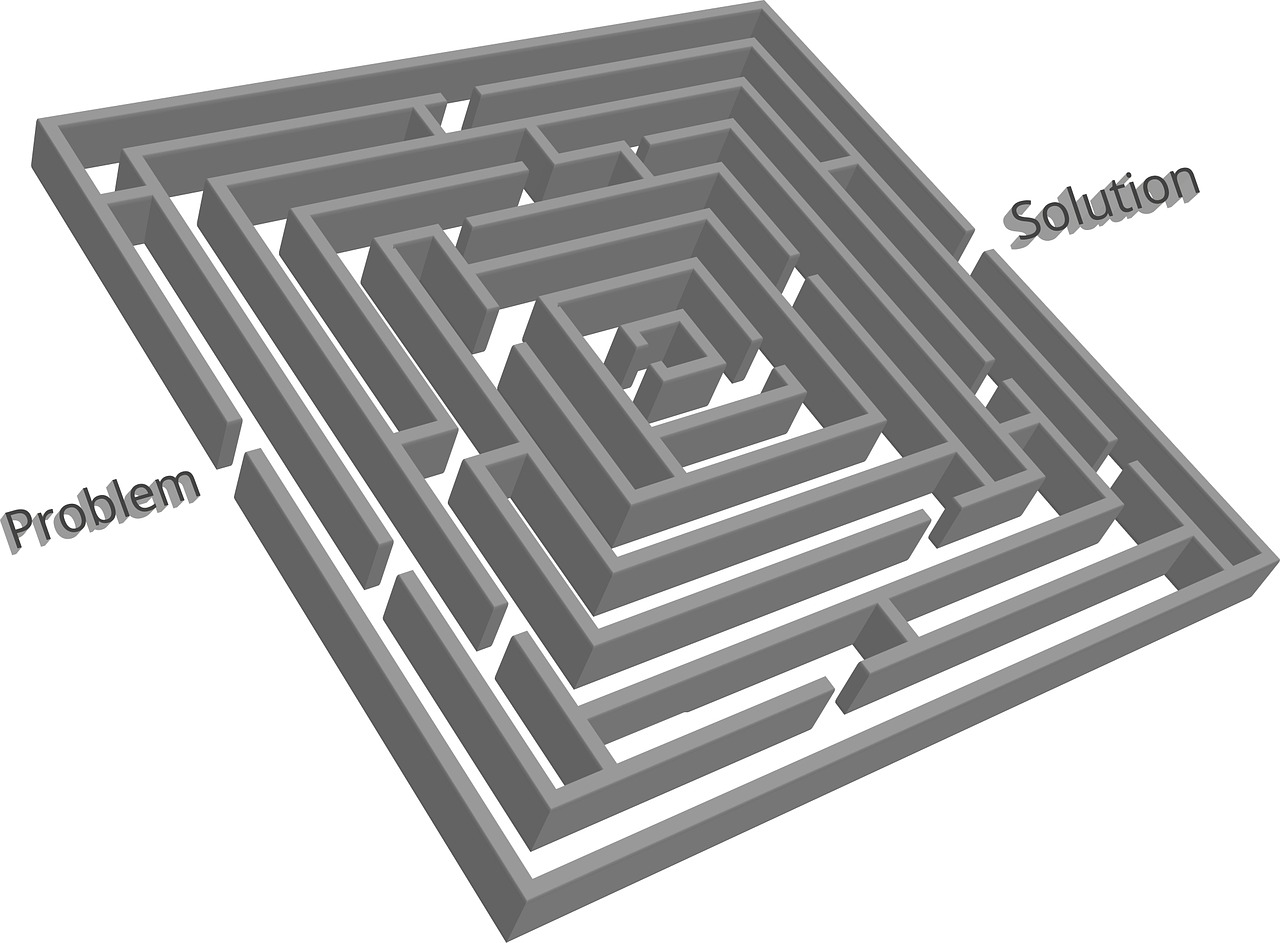 maze labyrinth geometric free photo