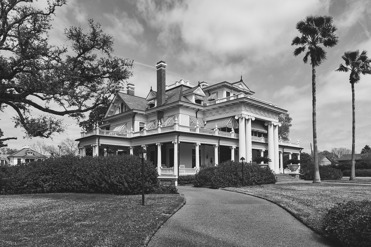 mcfaddin-ward house  mansion  architecture free photo