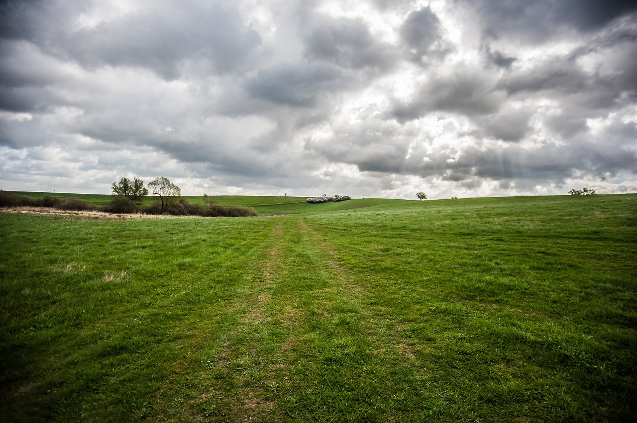 clouds dark landscape free photo