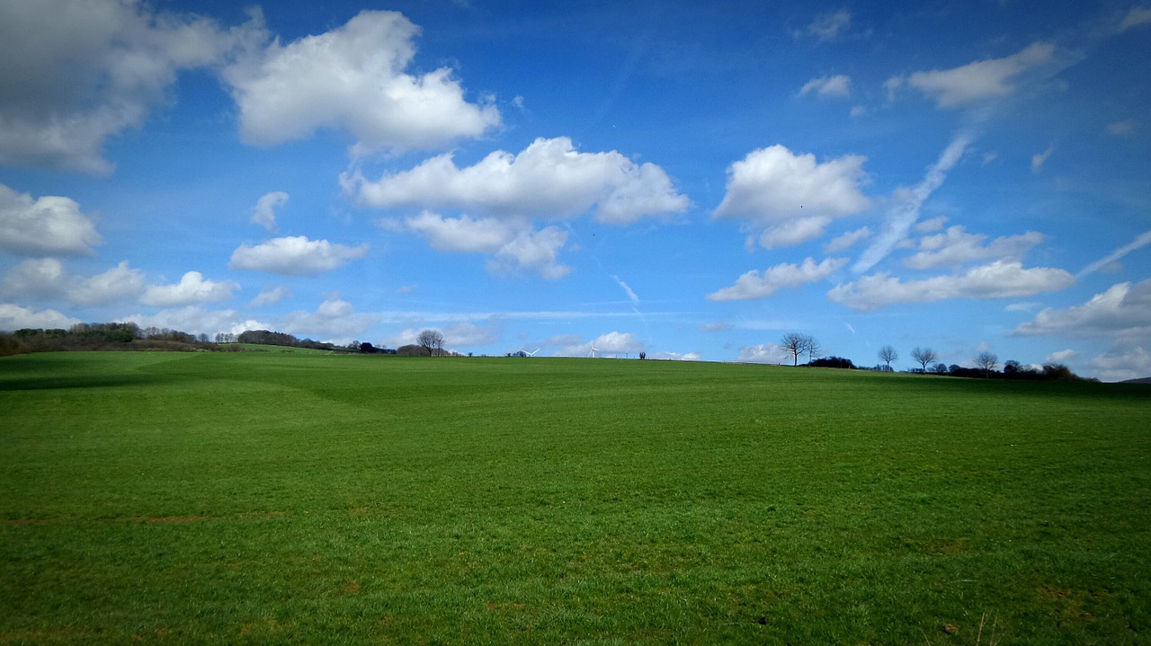 meadow landscape sky free photo