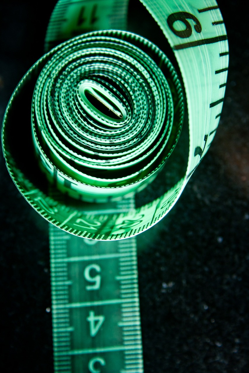 measuring tape rolled tape free photo