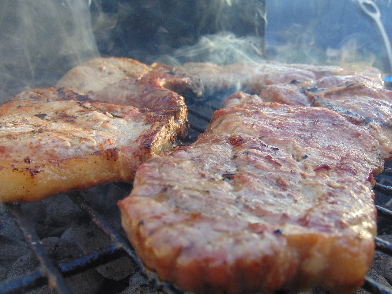 meat food grilling free photo
