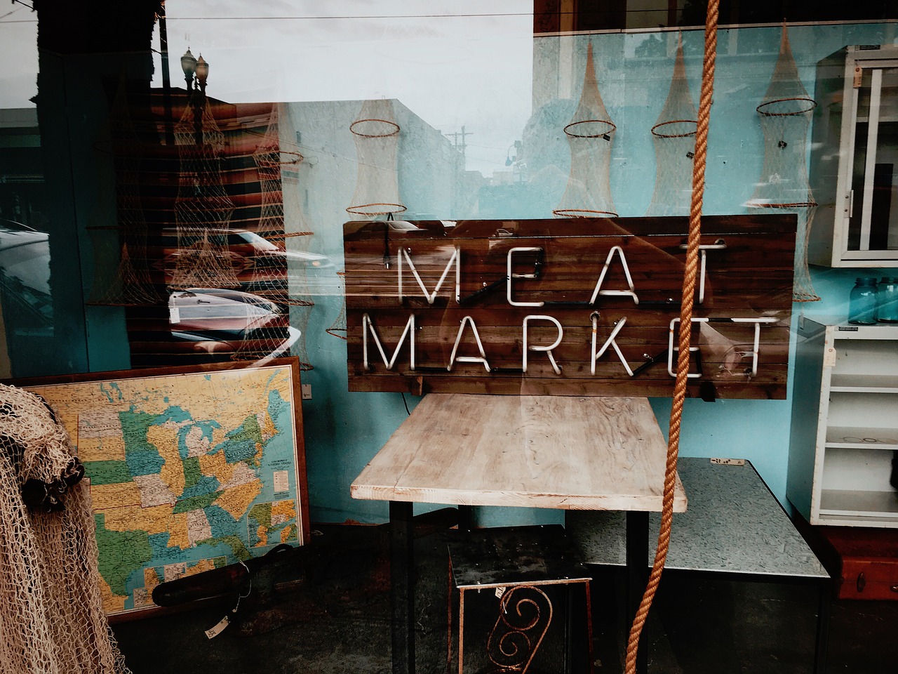 meat market places free photo