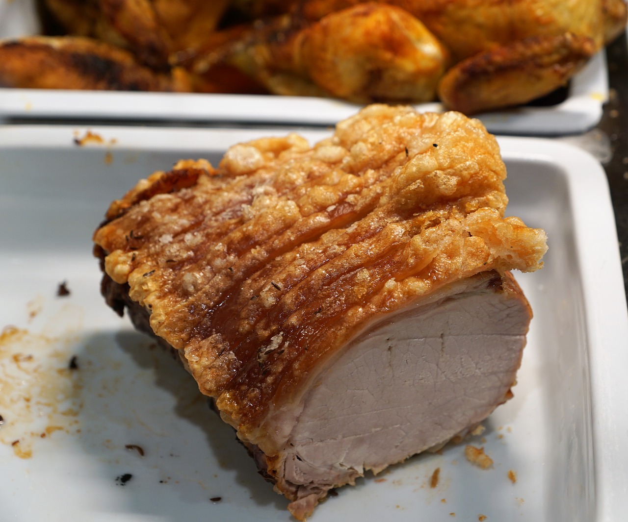 meat  crust roast  delicious free photo