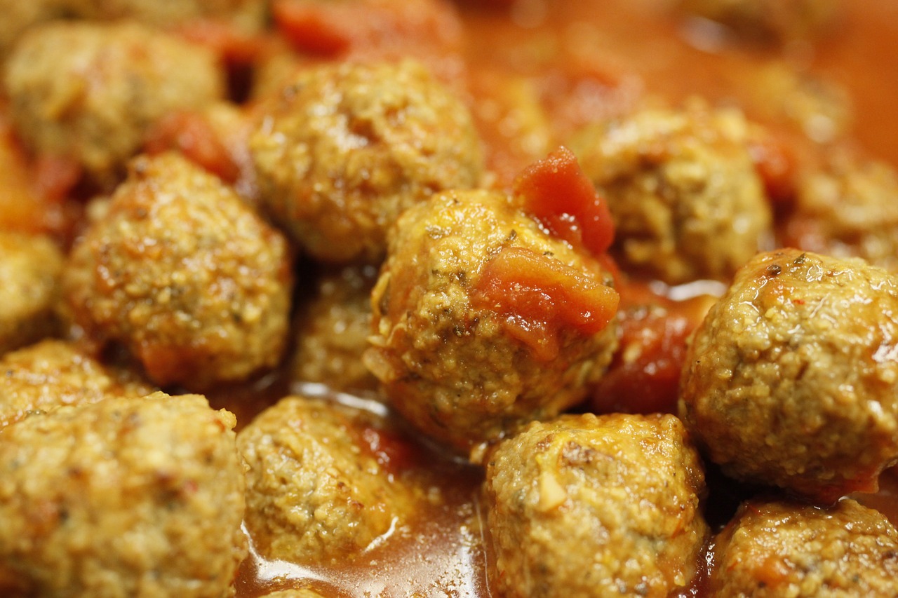 meat balls food spicy free photo
