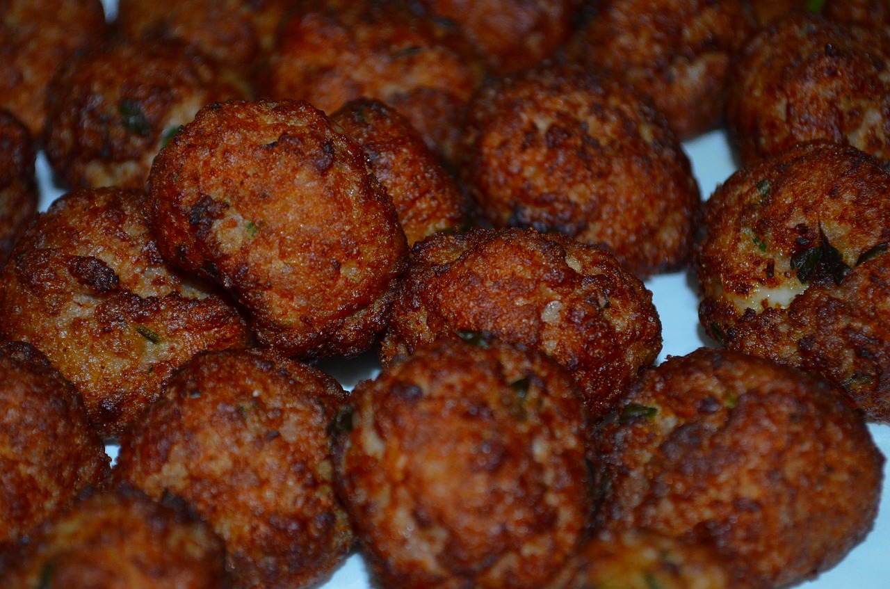 meatballs fried salento aradeo free photo