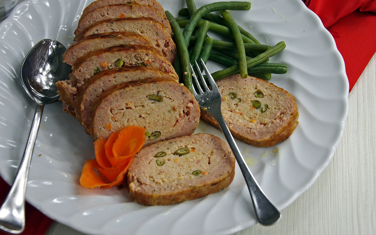 meatloaf italian cuisine typical dish free photo