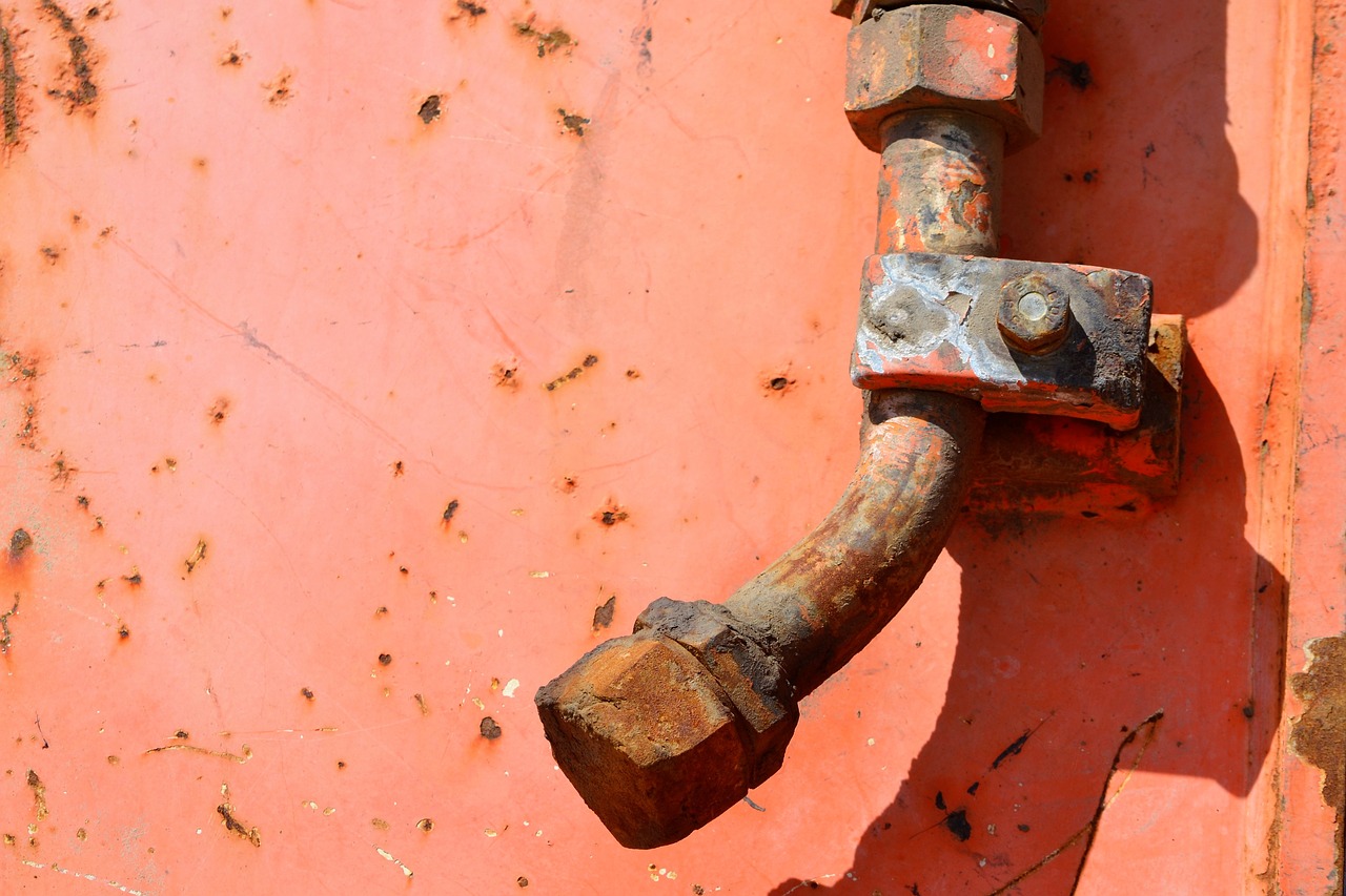 mechanism excavator rusty free photo