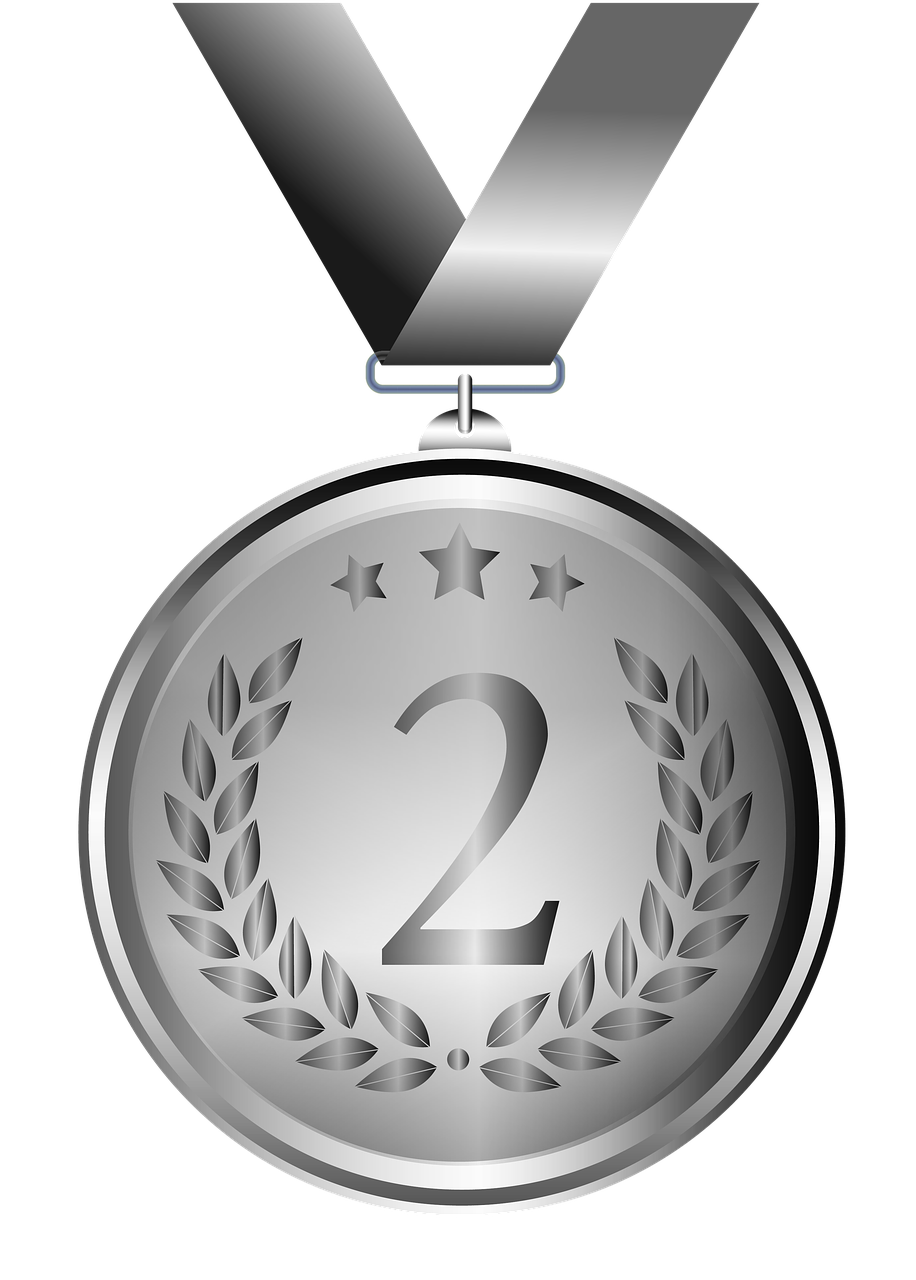 medal silver design free photo