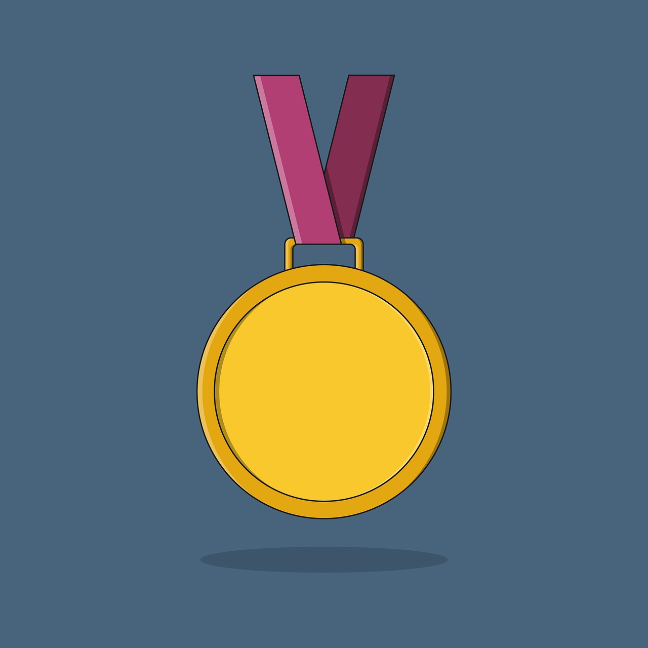 medal icon design free photo