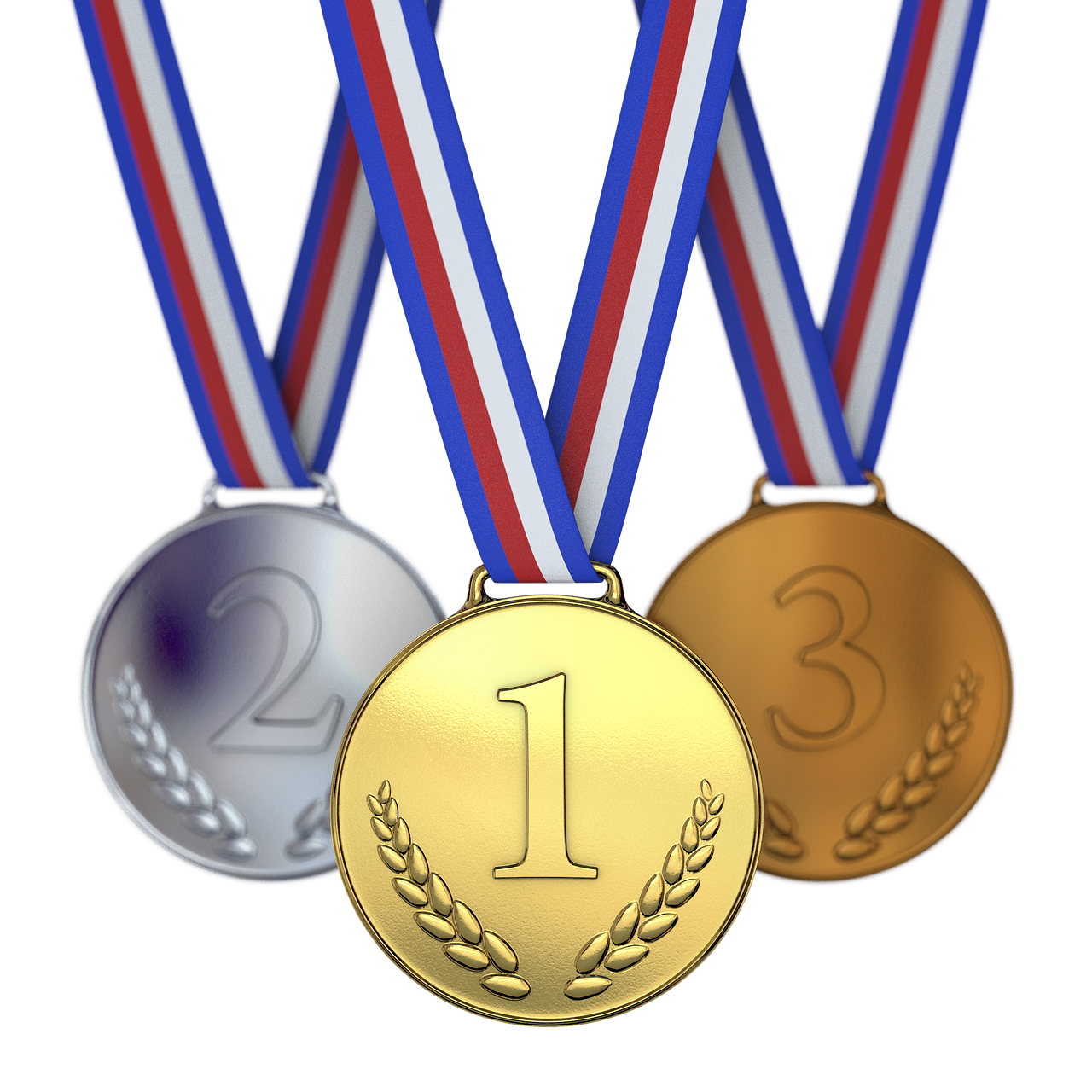 medals winner runner-up free photo