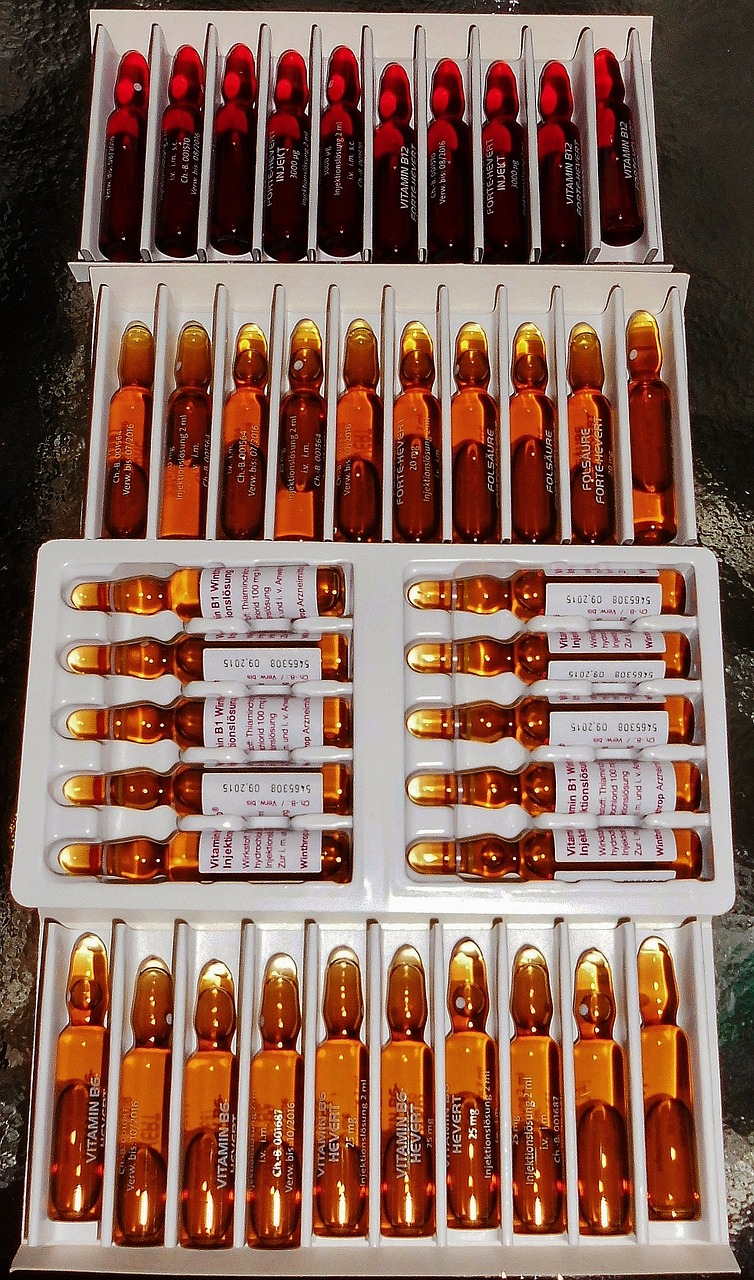 medical ampoules injections free photo