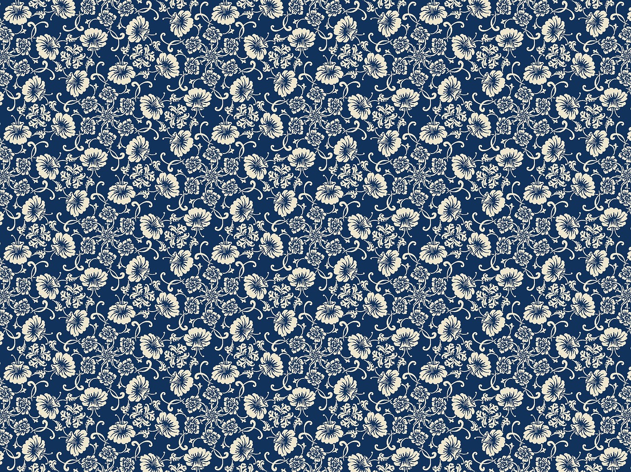 medieval flower pattern free photo