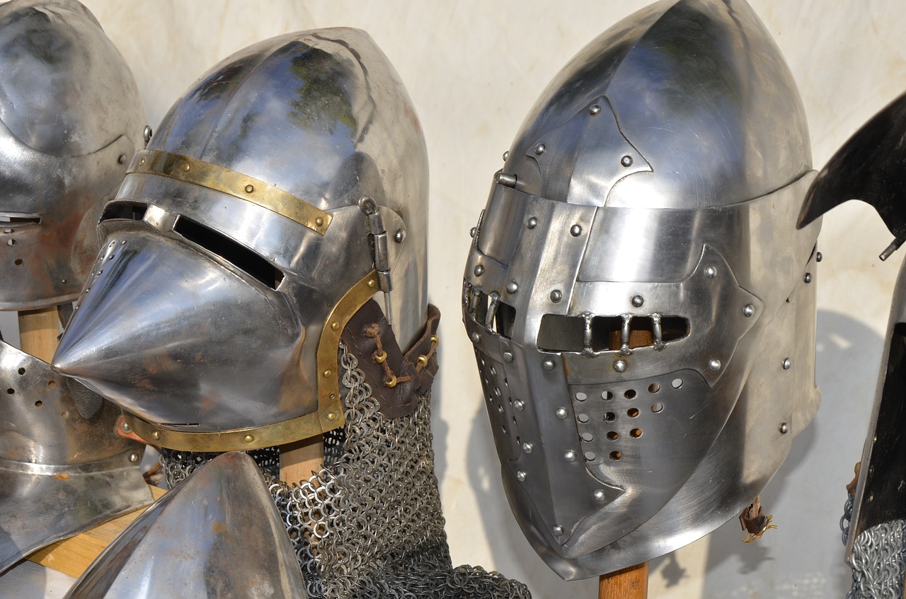 medieval helm medieval warfare free photo
