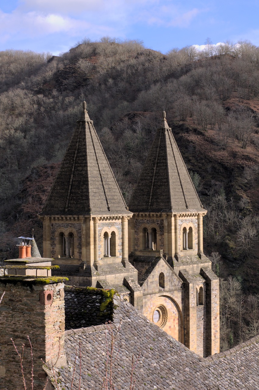 medieval  conques  aveyron free photo