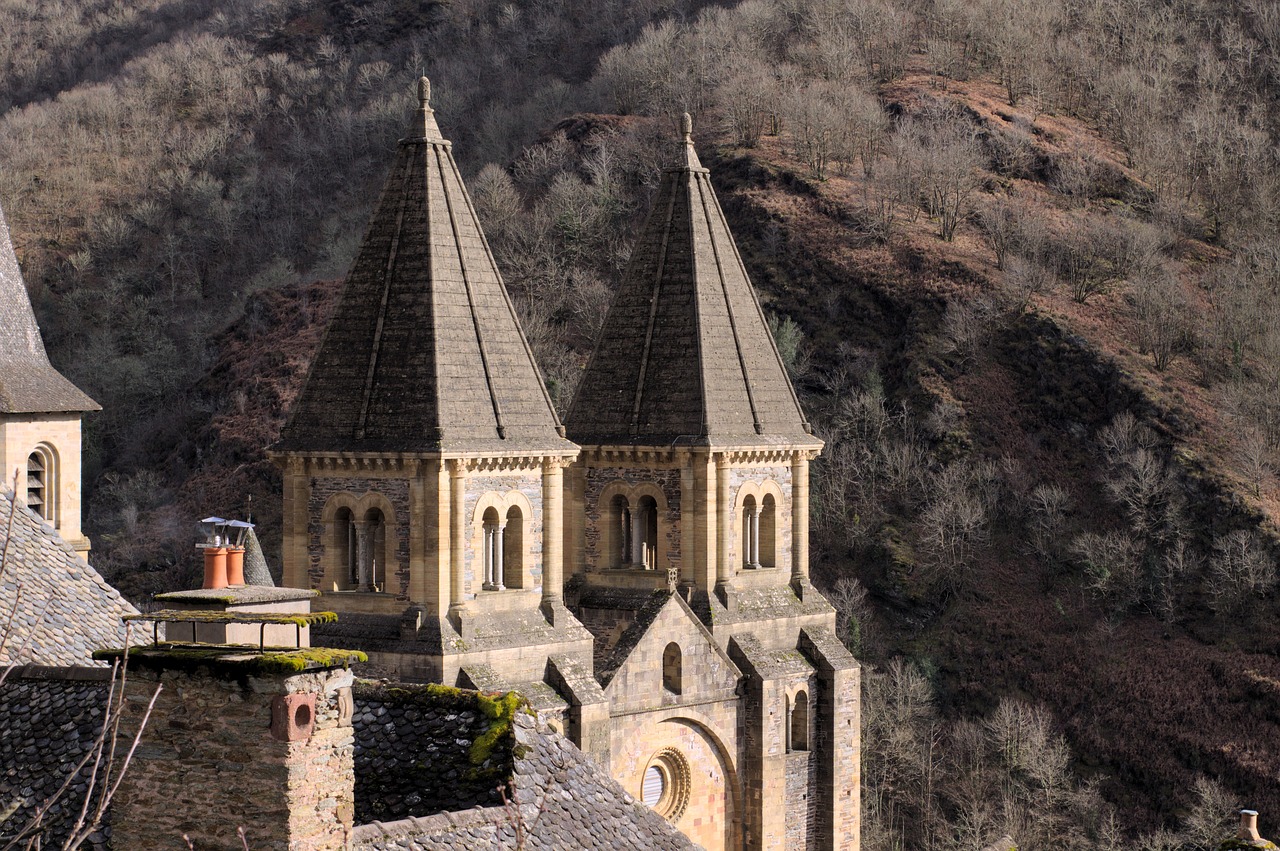 medieval  conques  aveyron free photo