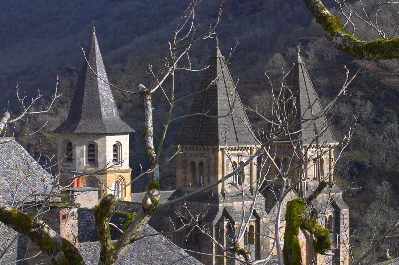medieval  conques  aveyron free photo