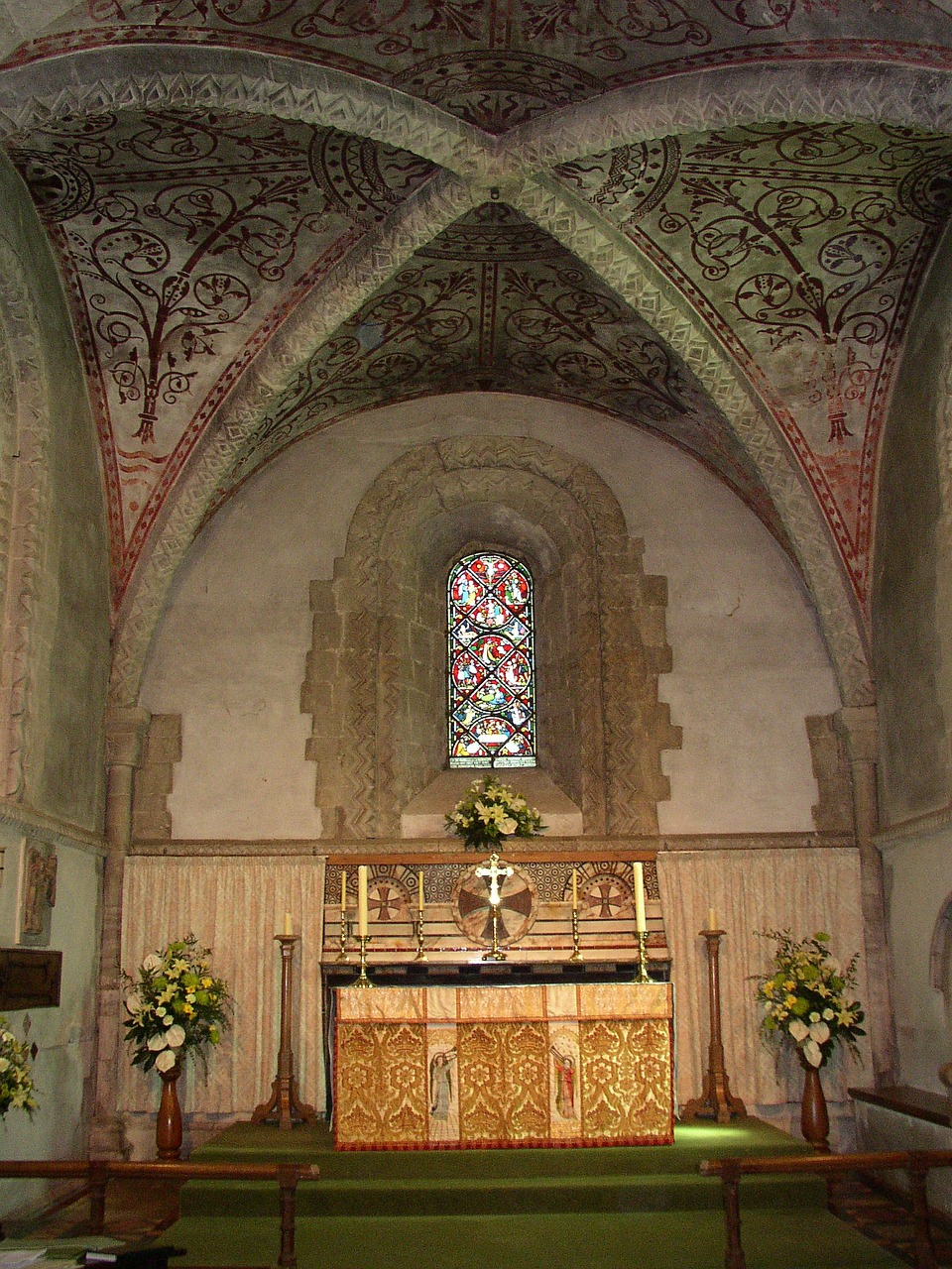 medieval church nave free photo