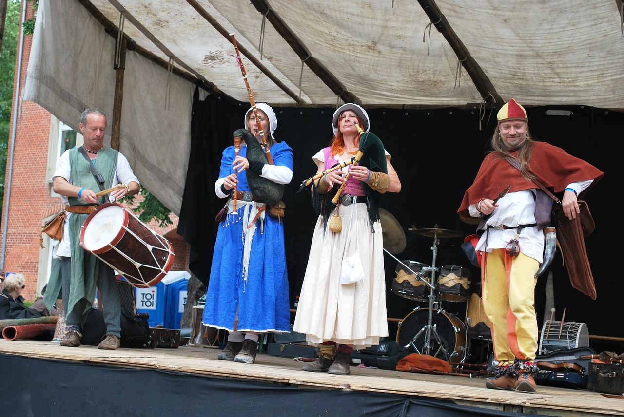medieval music band free photo