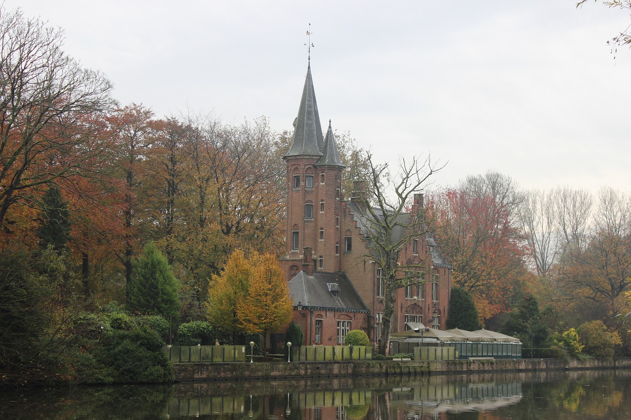 medieval canal brugge free photo