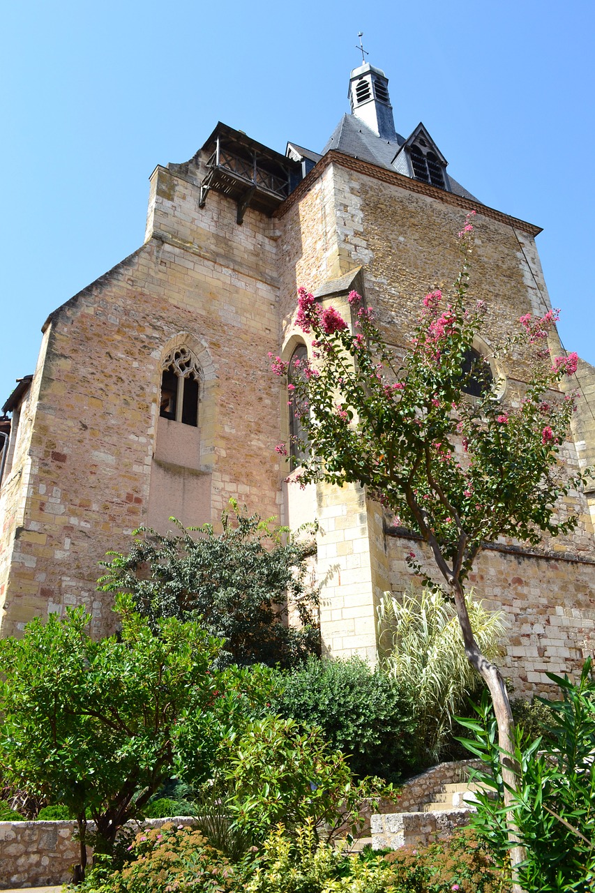medieval church church saint-jaques bergerac free photo
