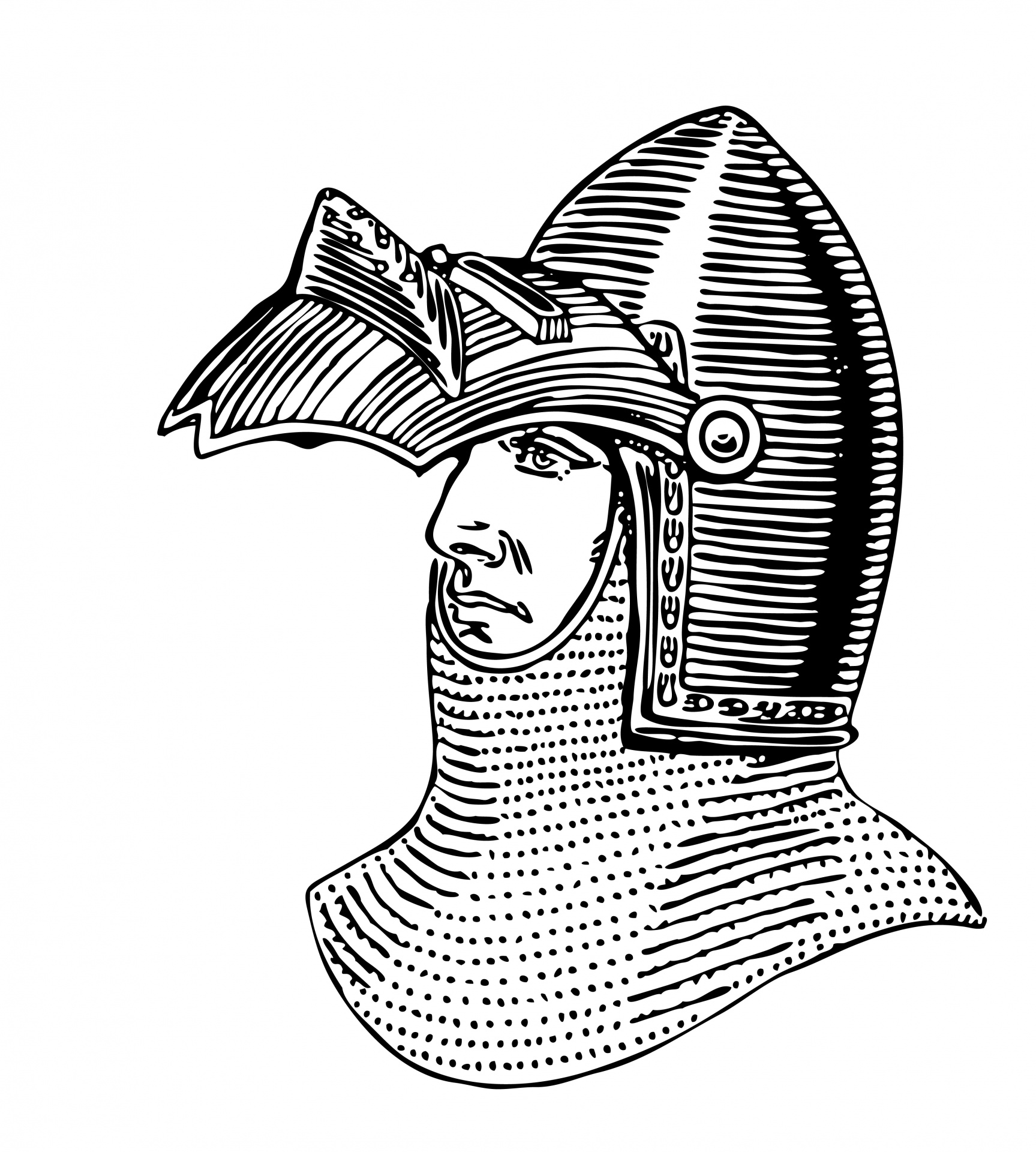 helmet medieval steel free photo