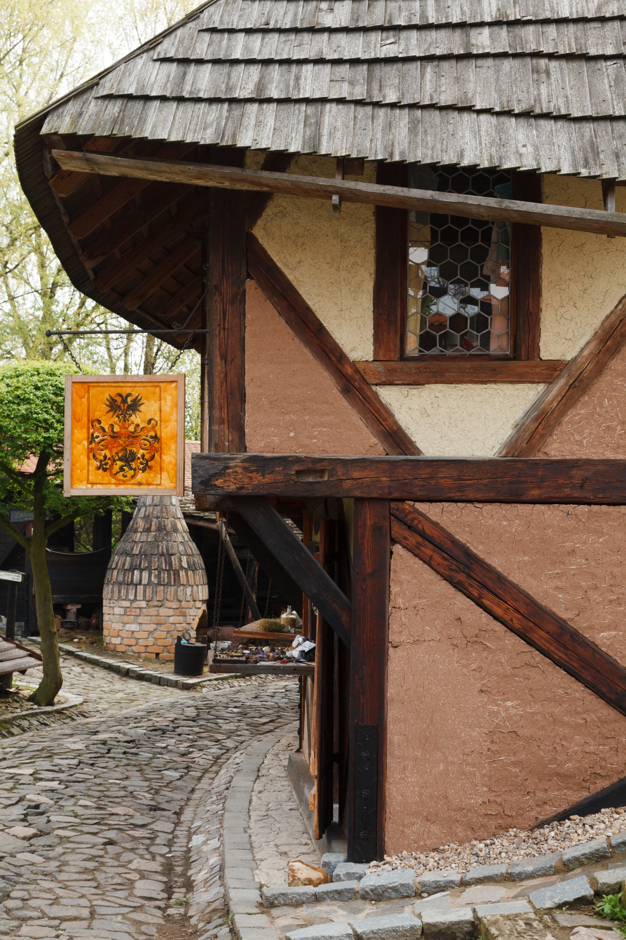 medieval village house free photo