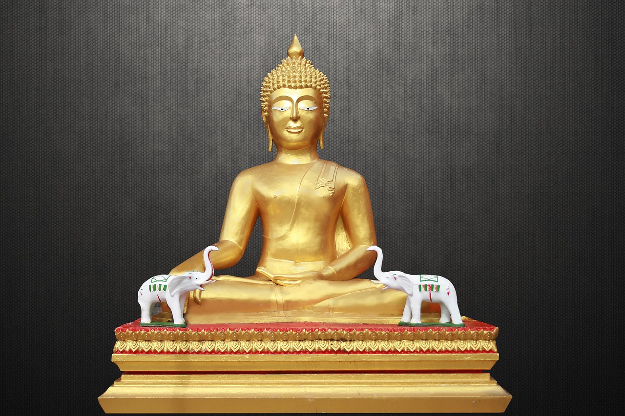 meditating buddha golden buddha zen free photo