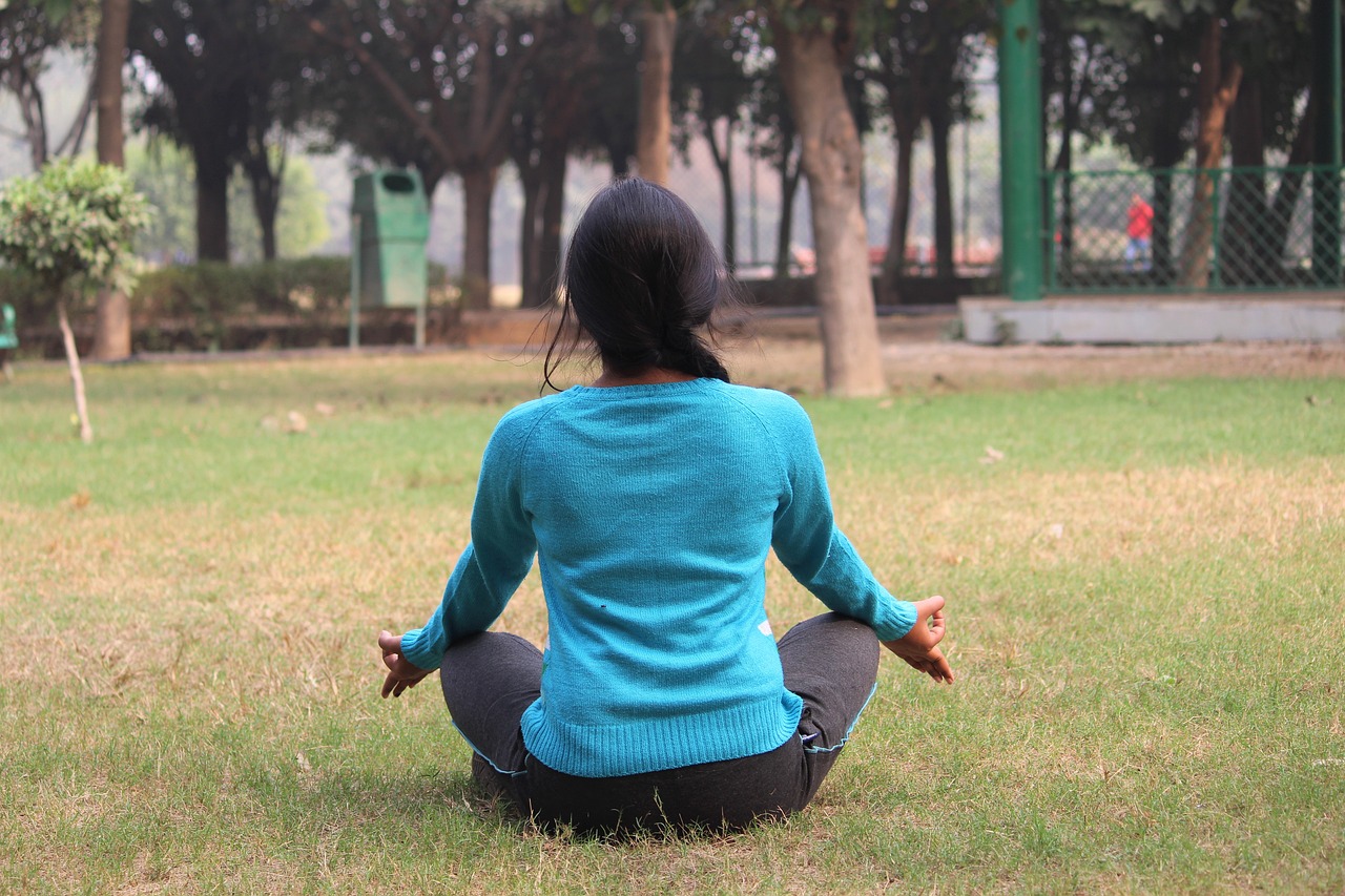 meditation girl yoga free photo